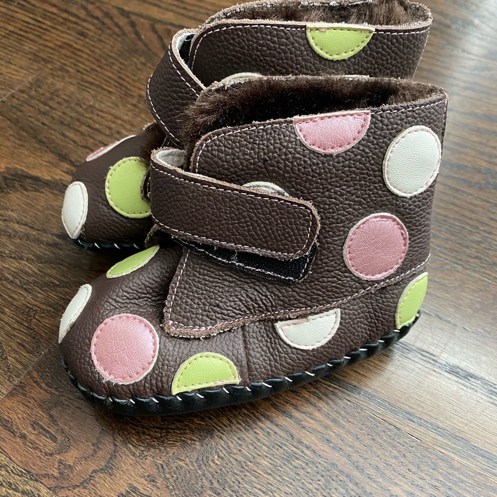 Pediped lined booties size 12-18 Mos